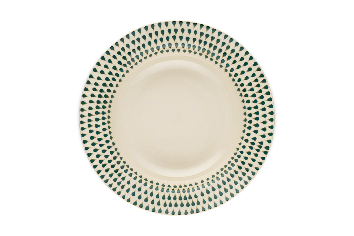 Juniper Drop Pasta Bowl - Cream & Juniper