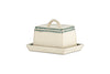 Juniper Drop Butter Dish - Cream & Juniper