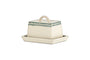 Juniper Drop Butter Dish - Cream & Juniper