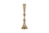 Javanee Candle Holder - Antique Brass