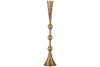Javanee Candle Holder - Antique Brass