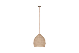 Jahari Woven Jute Pendant - Natural