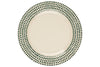 Juniper Drop Dinner Plate - Cream & Juniper