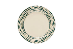 Juniper Drop Side Plate - Cream & Juniper