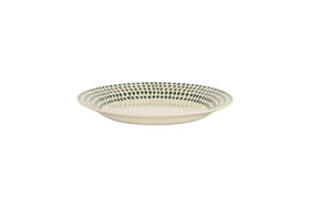 Juniper Drop Side Plate - Cream & Juniper