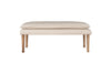 Kiana Cotton Upholstered Bench - Natural