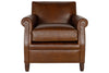 Knada Leather Armchair - Chocolate Brown