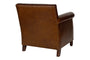 Knada Leather Armchair - Chocolate Brown