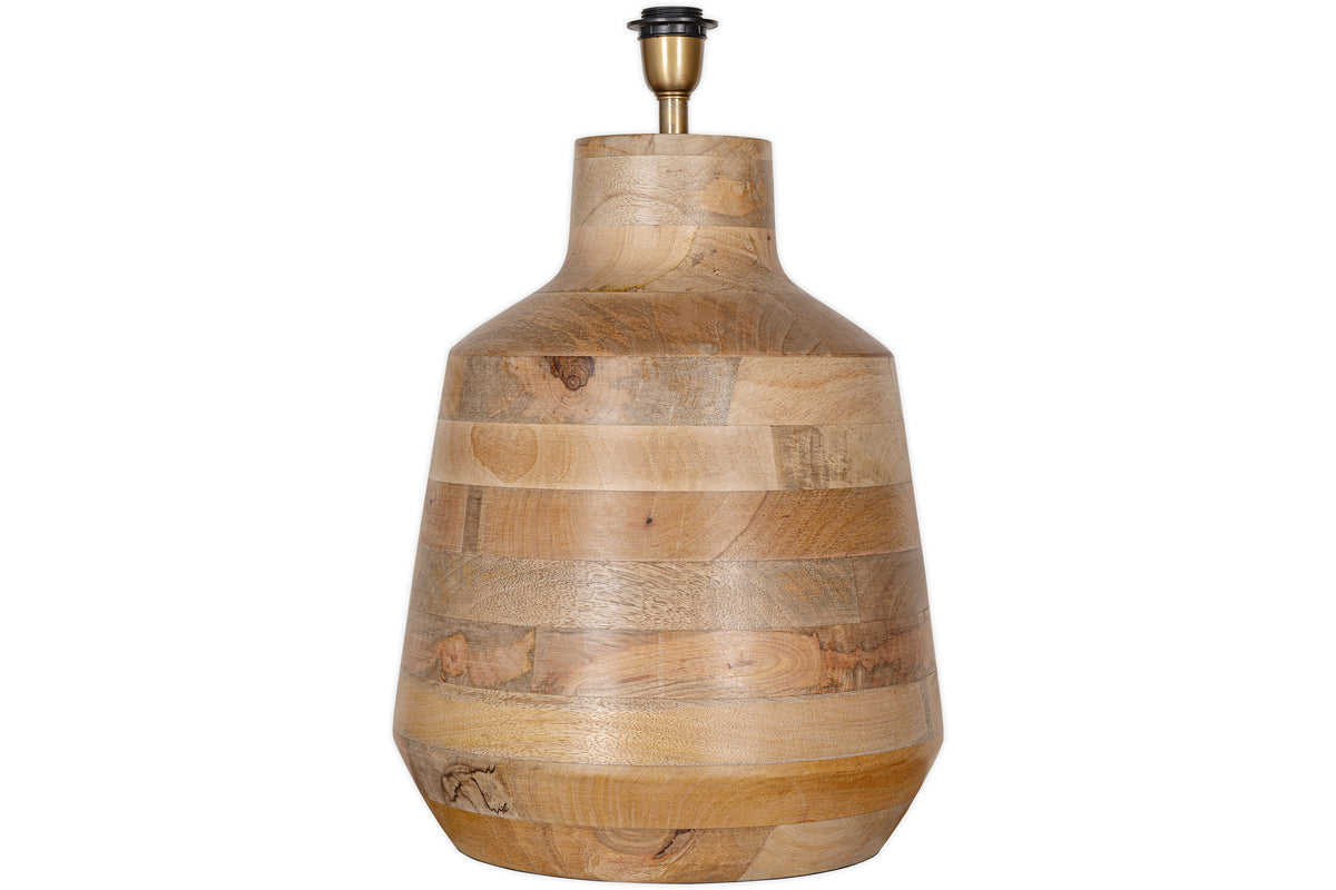 Kayo Statement Table Lamp Mango Wood - Natural