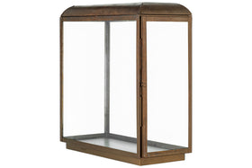 Kiwanda Tall Lantern - Antique Brass