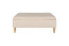 Kiana Upholstered Storage Ottoman - Natural