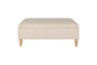 Kiana Upholstered Storage Ottoman - Natural