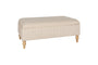 Kiana Upholstered Storage Ottoman - Natural