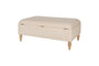 Kiana Upholstered Storage Ottoman - Natural