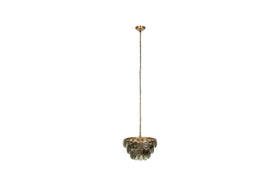 Kagitha Recycled Glass Chandelier - Green