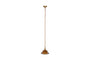 Keju Organic Shape Recycled Glass Pendant - Dark Amber