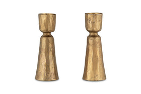 Lokoja Candle Holder - Antique Brass (Set of 2)