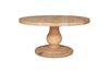 Laya Round Carved Coffee Table - Natural