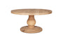 Laya Round Carved Coffee Table - Natural