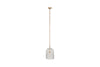 Lumina Fluted Recycled Glass Pendant - Clear