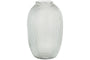 Linsy Ribbed Glass Vase - Clear