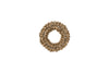 Madhi Mini Wreath Bauble - Brass