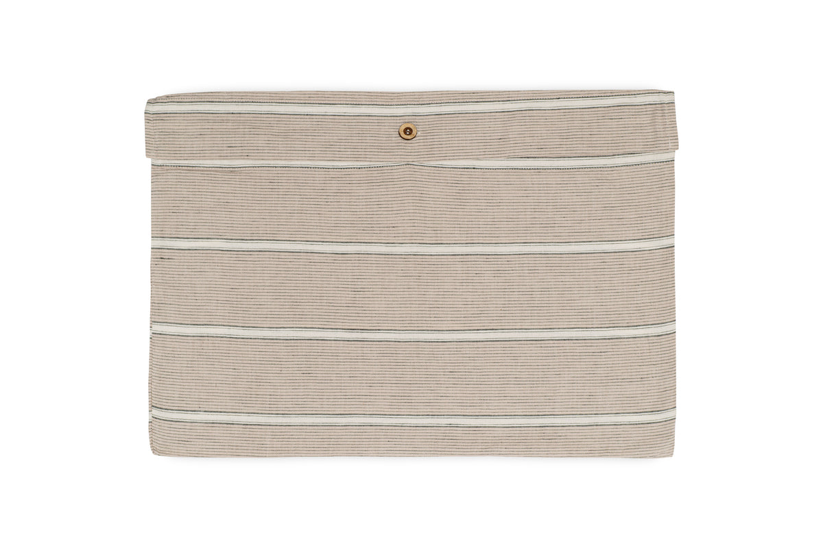 Mora Hemp & Cotton Duvet Cover - Stone Grey