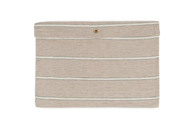 Mora Hemp & Cotton Duvet Cover - Stone Grey