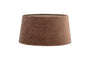 Mendai Velvet & Linen Lampshade - Mocha