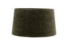 Mendai Velvet & Linen Lampshade - Moss Green