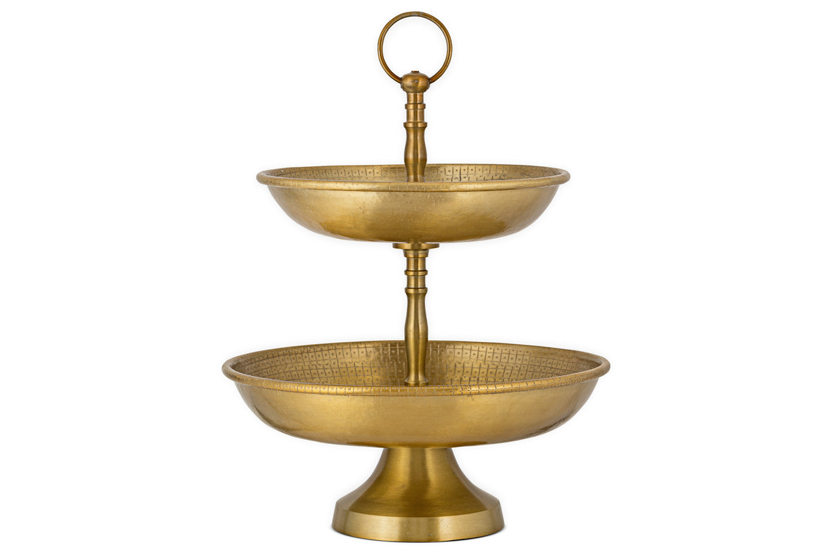 Mahika Stand - Antique Brass