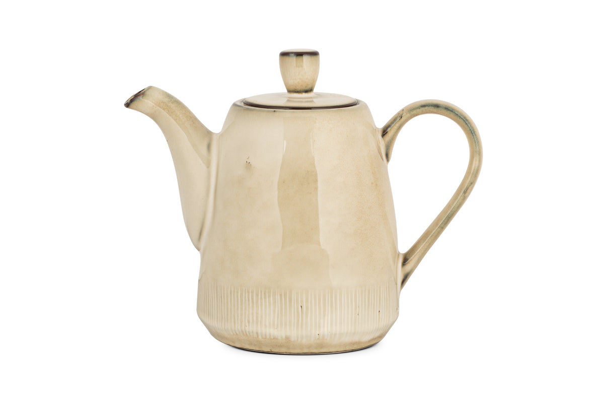 Malia Teapot - Cream