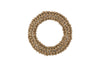 Madhi Wire Ball Wreath - Brass