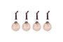 Nishan Pinched Baubles - Copper (Set of 4)