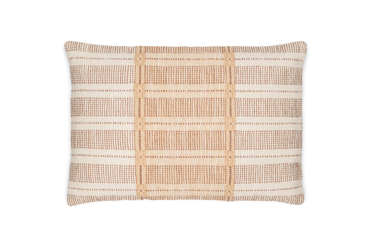 Nayika Cotton Cushion Cover - Rust