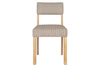 Nadeeka Linen Upholstered Dining Chair - Soft Grey