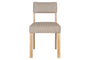 Nadeeka Linen Upholstered Dining Chair - Soft Grey