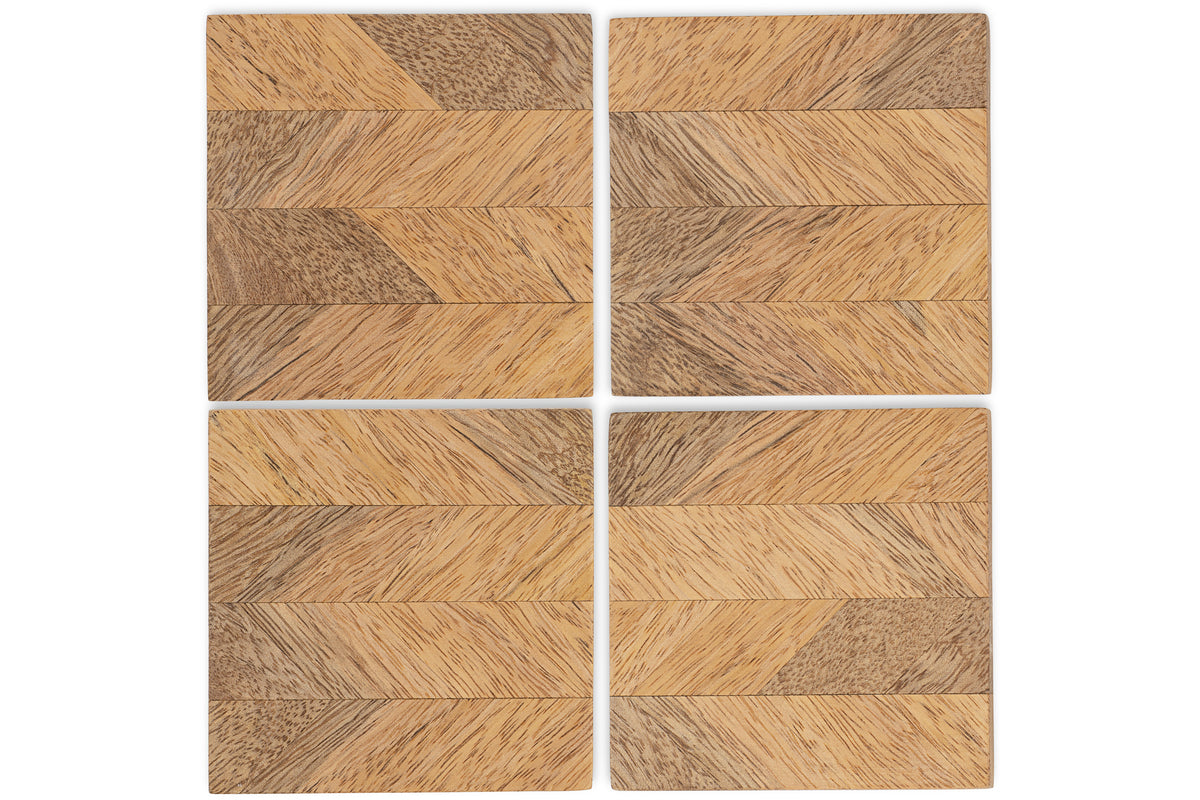 Nalbari Coasters - Natural (Set of 4)