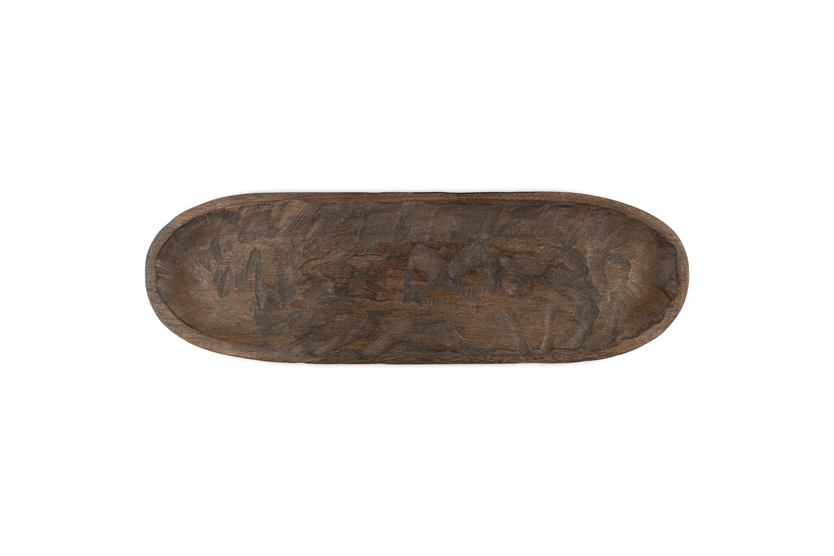 Nyati Serving Platter - Dark Brown