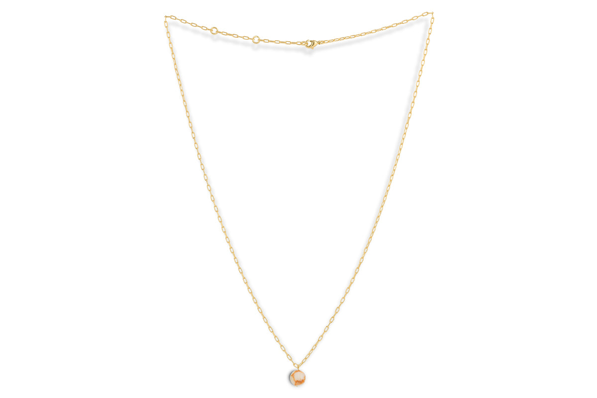 Cerita Rhodochrosite Necklace - Rhodochrosite & Gold