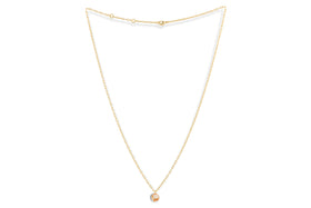 Cerita Rhodochrosite Necklace - Rhodochrosite & Gold