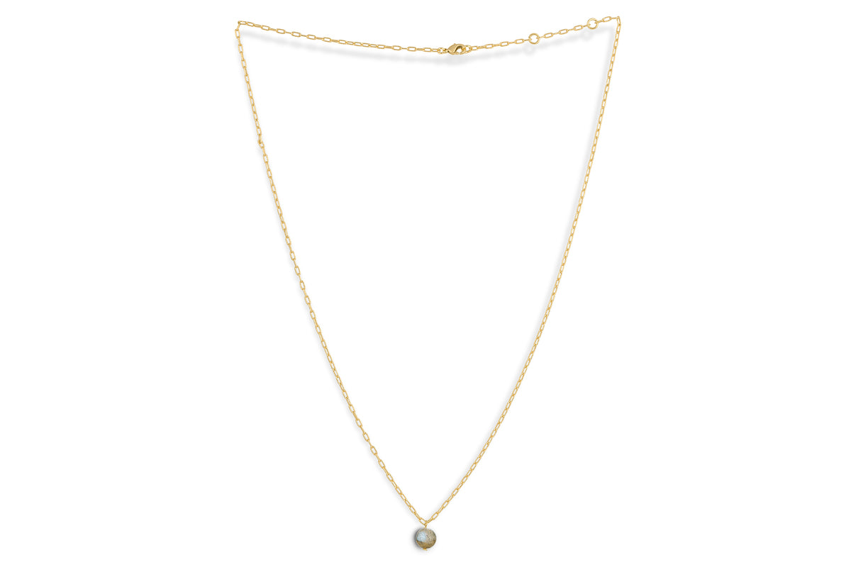 Marai Labradorite Necklace - Labradorite & Gold
