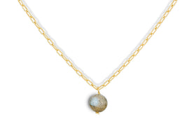 Marai Labradorite Necklace - Labradorite & Gold