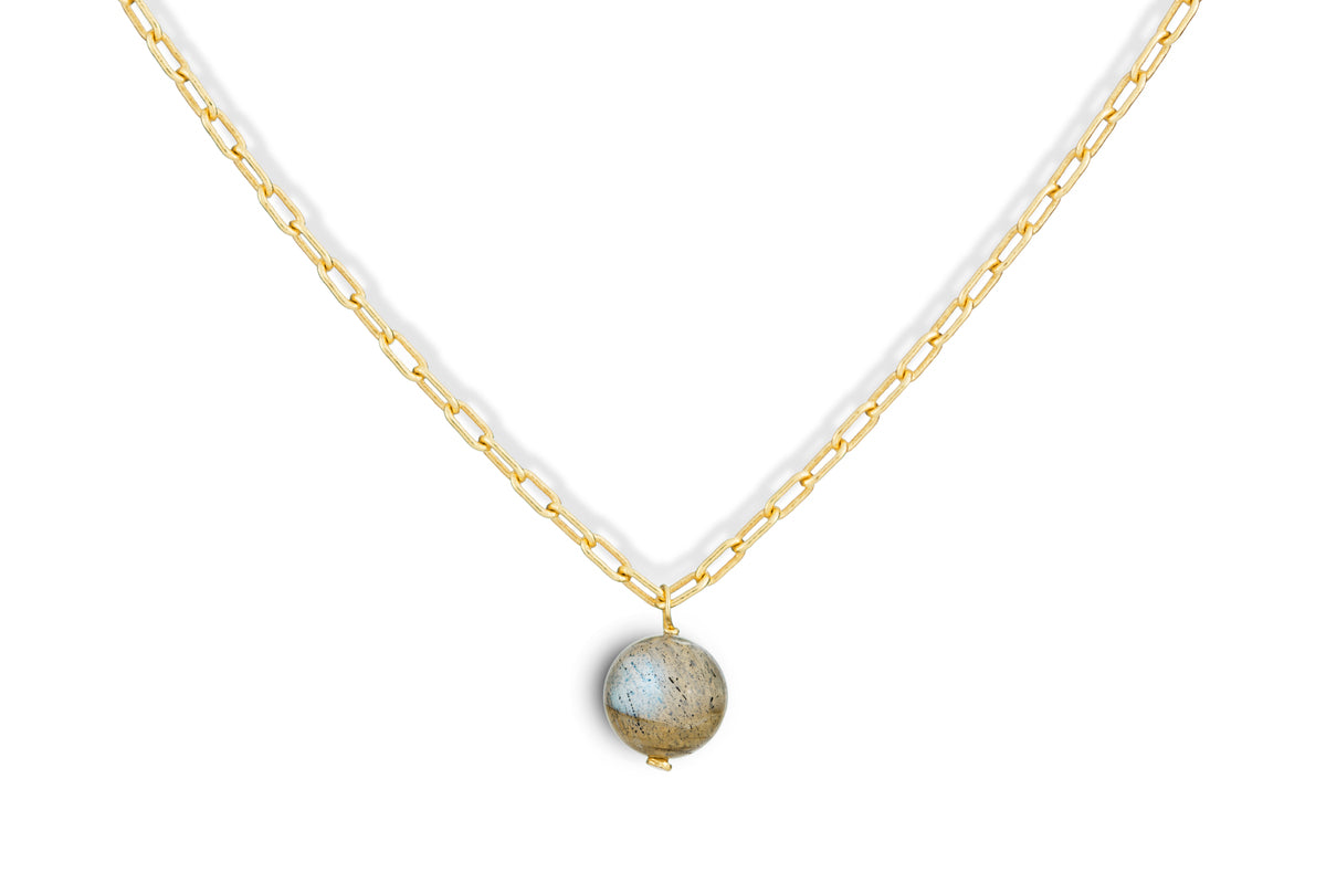 Marai Labradorite Necklace - Labradorite & Gold
