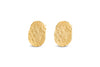 Oya Hammered Earrings - Gold