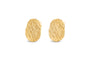 Oya Hammered Earrings - Gold
