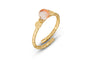 Cerita Rhodochrosite Ring - Rhodochrosite & Gold