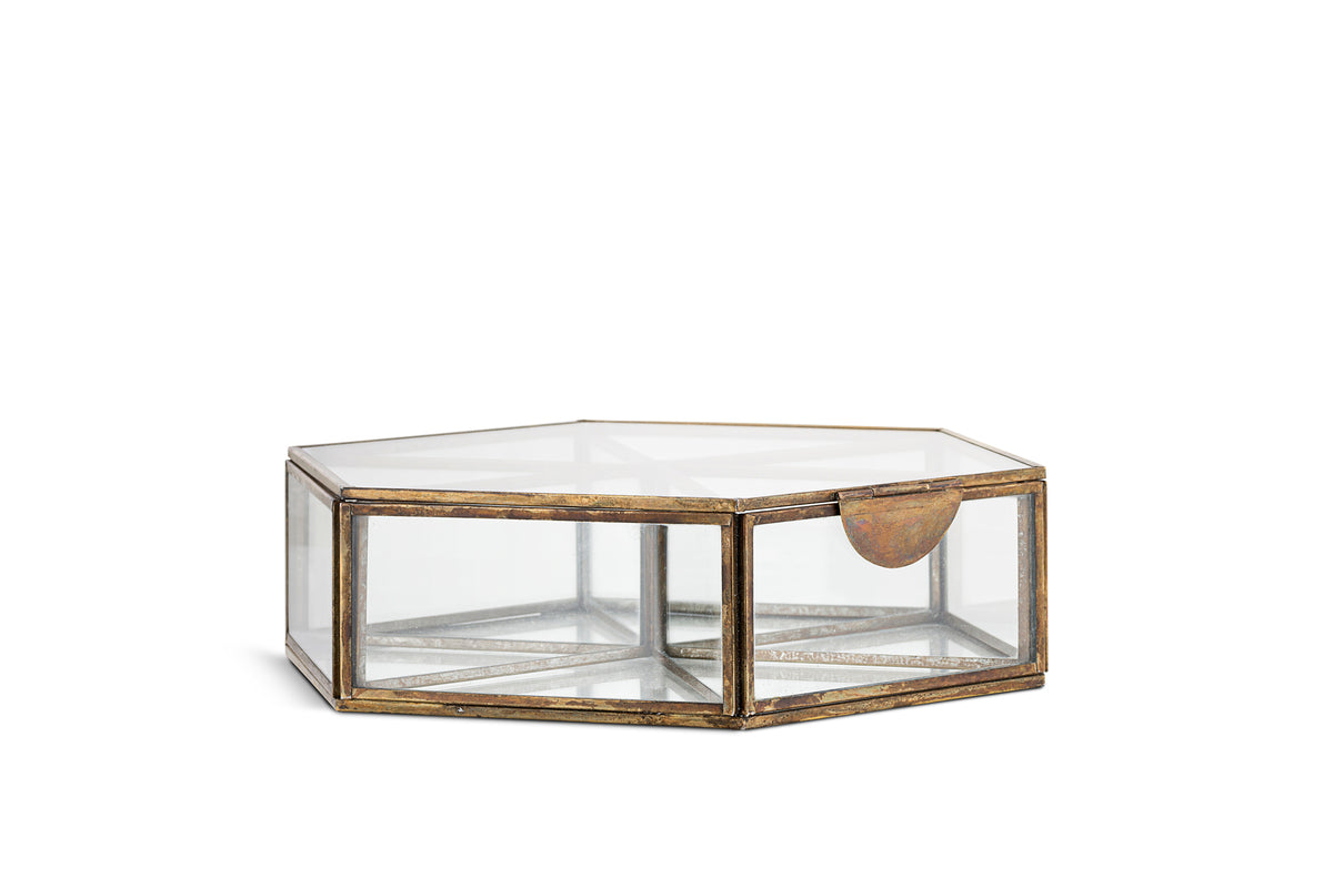 Sitara Jewellery Box - Antique Brass