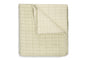 Peplu Cotton & Linen Screen Print Bed Quilt - Sage Green