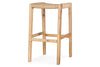 Aamani Mango Wood & Cord Counter Stool - Natural